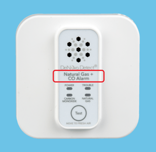 Recalled Natural Gas + CO Alarm