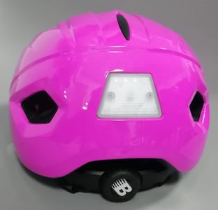 Recalled Ecnup helmet in purple (rear view)