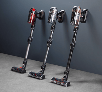 X-Force Flex vacuum cleaner (red, black and silver) that has the recalled lithium-ion battery in the handle