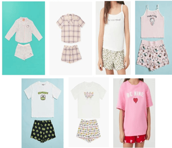 Recalled Forever 21 Children's Pajama Shorts Sets