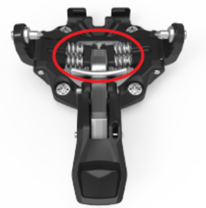 Only ski bindings with gray springs in their toe components are included in this recall