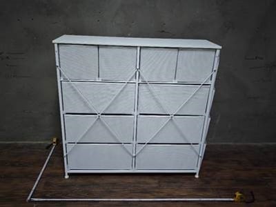 Recalled White Gunaito 10-Drawer Dresser (back)