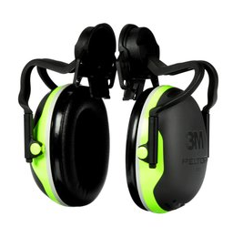 Recalled 3M Peltor X Series X4P51E Full Brim Hard Hat Attached Earmuffs