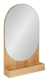 Recalled Kate and Laurel Astora Capsule Mirror - Natural