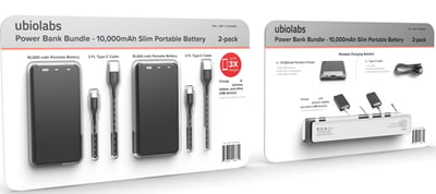 Recalled power banks in dual pack