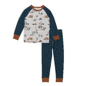 Recalled Deux Par Deux Children's Two-Piece Pajamas (Automobile)