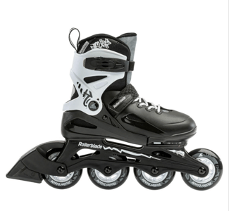 Recalled Rollerblade Fury Inline Skate in Black/White