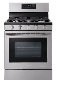 Recalled Insignia Front Control Gas Range, model number: NS-RGFGSS1