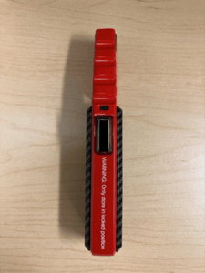 Recalled lighter warning label "WARNING: Only store in locked position"