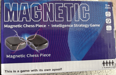 Recalled Magnetic Chess Game (front of box)