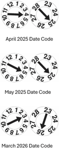Date code wheels included in this recall