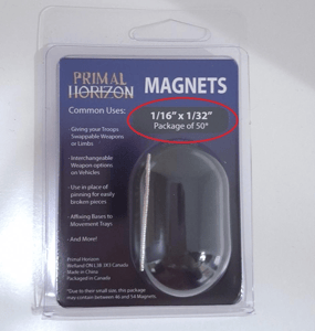 Recalled Primal Horizon Disc Magnets – front of package