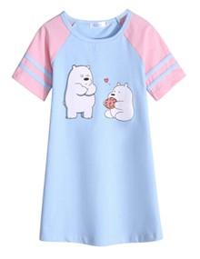 Recalled Ekouaer Girl's Nightgown (light blue)
