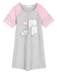 Recalled Ekouaer Girl's Nightgown (light gray)