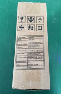 Product packaging with "Model: KDB-504B" and "Batch: SO2025111104"