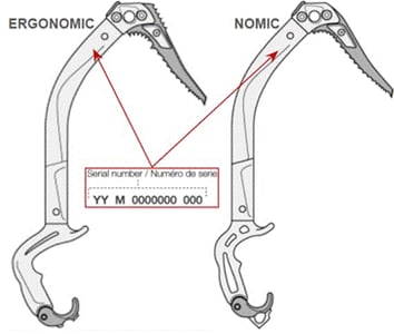 Location of serial number