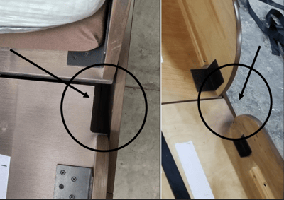 Left: Models after May 2022 (with notch) - Right: Models prior to May 2022 (without notch)