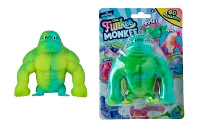 Recalled Orb Funkee Monkee Mega Green and Packaging (part of assortment Model 41929)