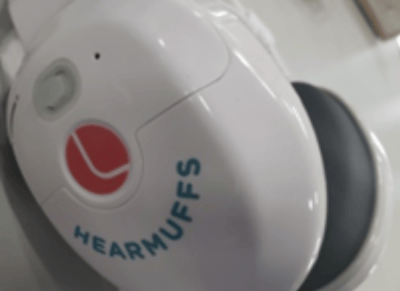 Recalled HearMuffs label