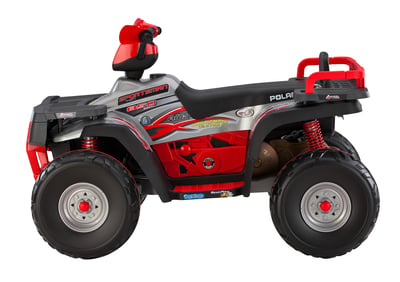 Recalled Peg Perego 850 Polaris Sportsman ride-on vehicle (side view)