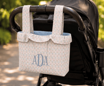 Recalled heart tulip stroller bag