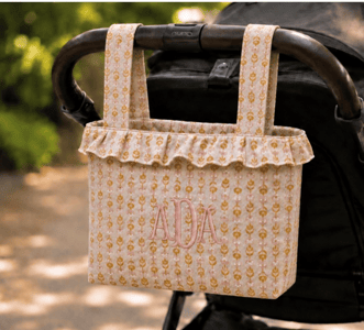 Recalled floral print stroller bag