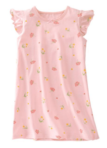 Recalled iMOONZZZ pink flutter sleeved nightgown