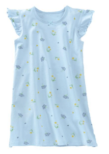 Recalled iMOONZZZ blue flutter sleeved nightgown