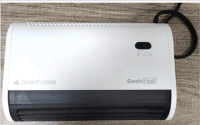 Recalled Geek Heat DH-QN06 Personal Heater - Top