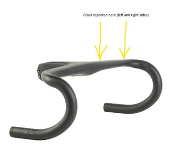 Recalled Bontrager Aeolus RSL VR-C handlebar/stem