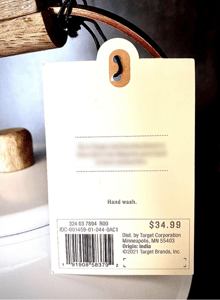 Hearth & Hand™ with Magnolia Tea Kettle hang tag with Item Number 324-03-7894