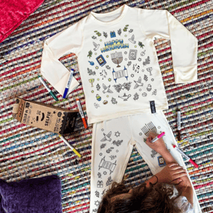Recalled Selfie Craft Co. pajama set in Hanukkah