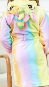 Recalled Children's Robe: stripe tie-dye