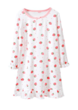 Recalled Children's Nightgown (White Allover Strawberry Print)