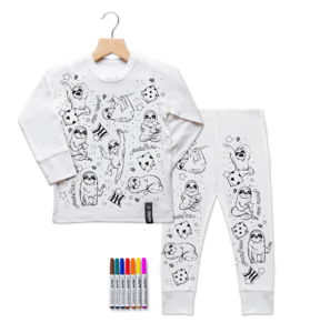 Recalled Selfie Craft Co. pajama set in Sleeping Sloth