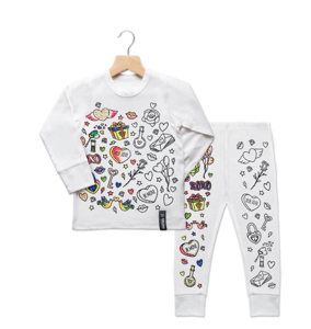 Recalled Selfie Craft Co. pajama set in Valentine's Day