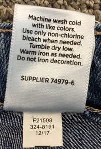 Okie Dokie shorts tracking label