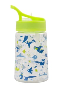 Green lid with shark print