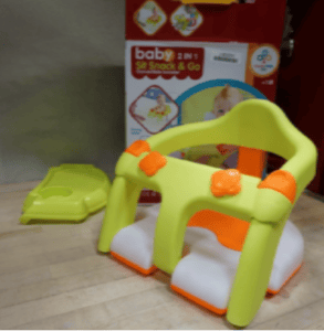 Recalled Karmas Far 2-in-1 baby bath tub chair, toddler booster seat