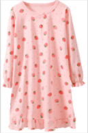 Recalled Children's Nightgown (Pink Allover Strawberry Print)