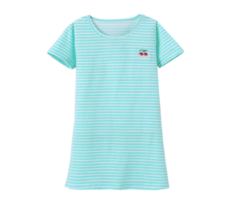 Recalled AllMeInGeld Children's Nightgown in Green Stripes