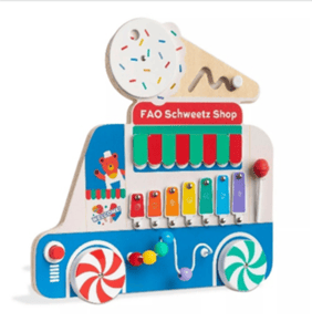 Recalled FAO Schwarz Toy Wood Sensory Board