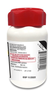 The UPC code, lot number and expiration date can be found on the label on the back of the bottle