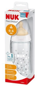 Packaging of Recalled NUK Glass Baby Bottles