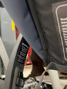 Recalled UPPAbaby RIDGE Model Number location
