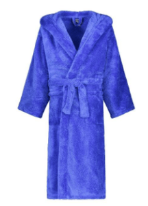 Recalled Mark of Fifth Avenue children's robe – royal blue