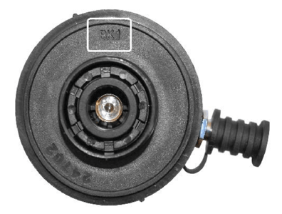 Location of the Batch Code inside of the recalled Shell Diving Inflation Valve