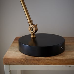 Recalled Industrial Task Lamp with USB Port Detail