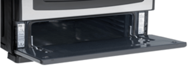 Location of model and serial number (gas ranges)