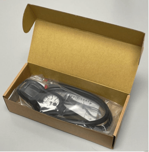 The recalled i330R dive computer in its packaging